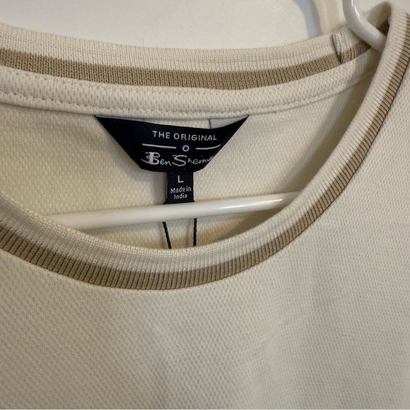 Ben Sherman Mens T-Shirt Large Crew Neck Short Sleeve Stretch Pocket Tee $69 - Picture 2 of 5